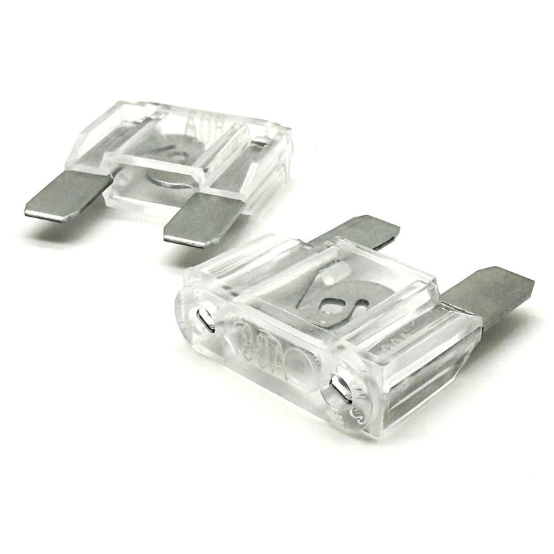 80AMP APX/MAXI Blade Fuse 32V Clear