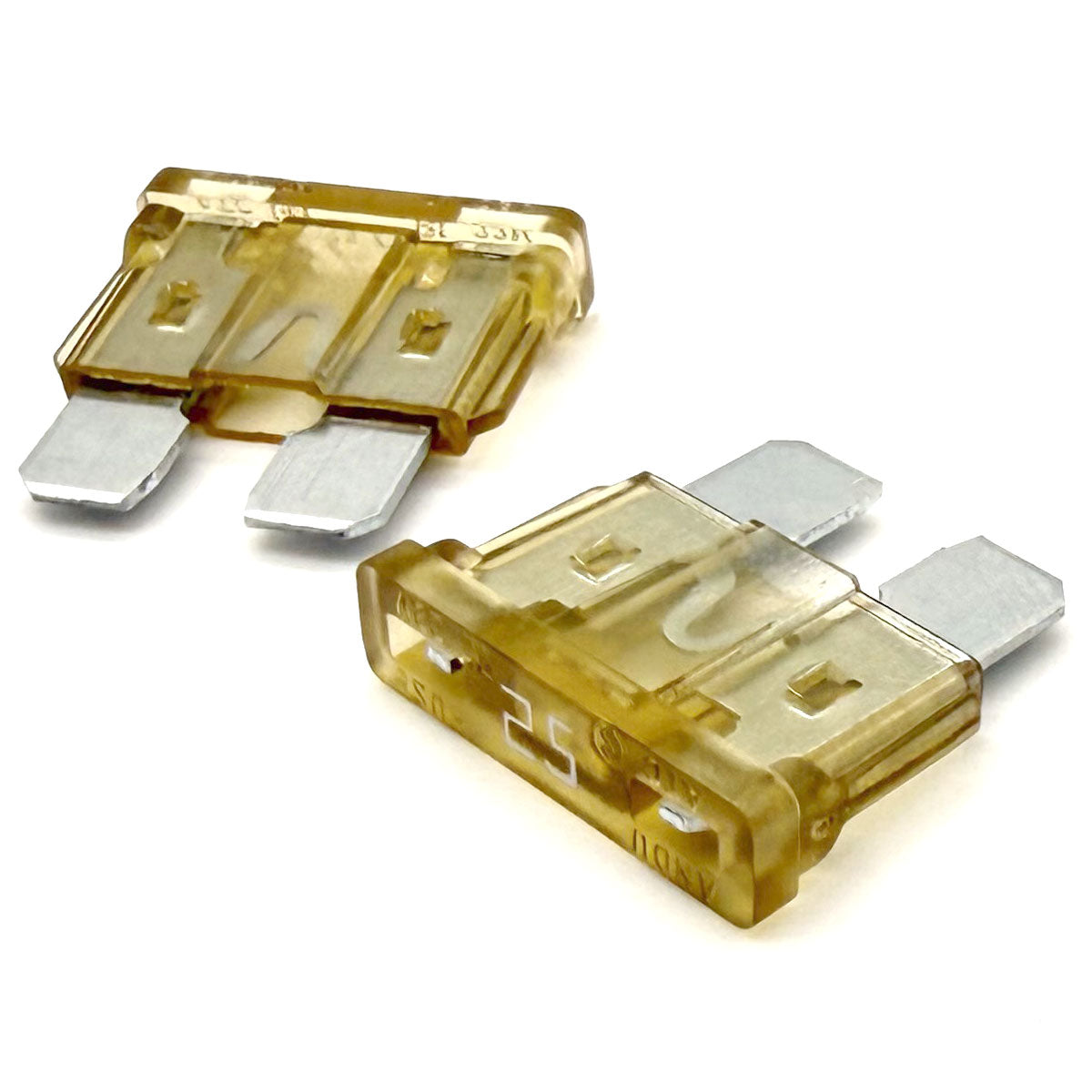 25AMP ATC/ATO Standard Blade Fuse 32V Clear