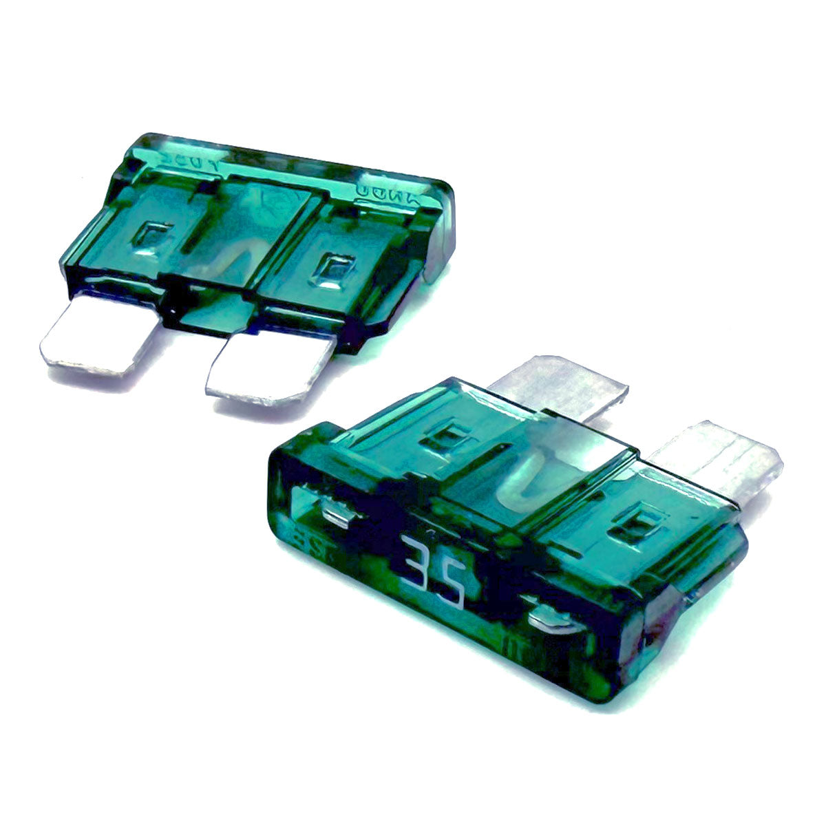 35AMP ATC/ATO Standard Blade Fuse 32V Aquablue