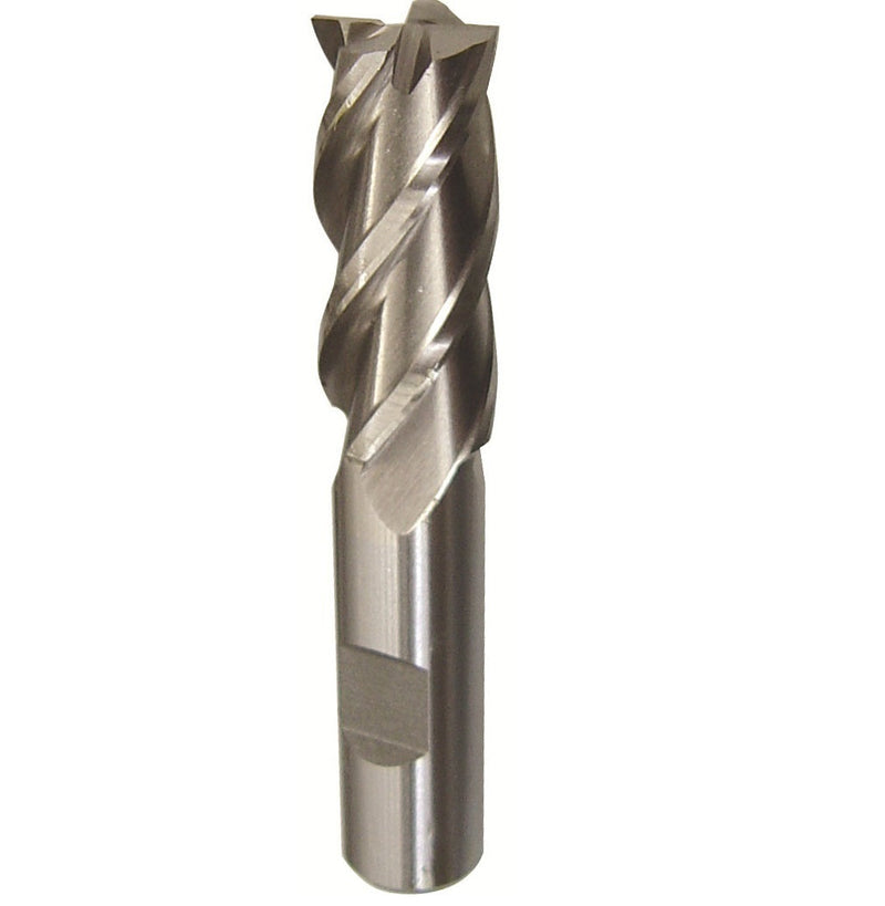 7/8" HSS 4 Flute Single End End Mill