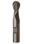 1-1/4" X 1-1/4" HSS 2 Flute Single End Ball End Mill