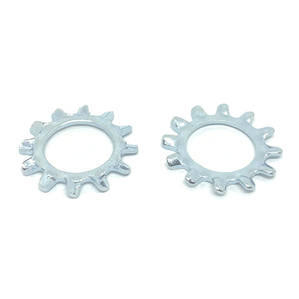 M12 Class 10 External Tooth Lock Washers Zinc Clear