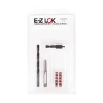 #8-32 x 5/16"-18 Stainless Steel Solid Wall Threaded Insert W/Red Loctite Standard Repair Kit with Inserts, Drill Bit, Tap, and Install Tool