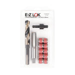 1/2"-20 x 3/4"-10 Stainless Steel Solid Wall Threaded Insert W/Red Loctite Standard Repair Kit with Inserts, Drill Bit, Tap, and Install Tool
