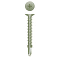 #8 Strong-Point Flat Head w/Nibs 8-18 x 1-1/4, PH, Self-Drilling, Ruspert