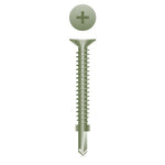#8 Strong-Point Flat Head w/Nibs 8-18 x 1-1/4, PH, Self-Drilling, Ruspert