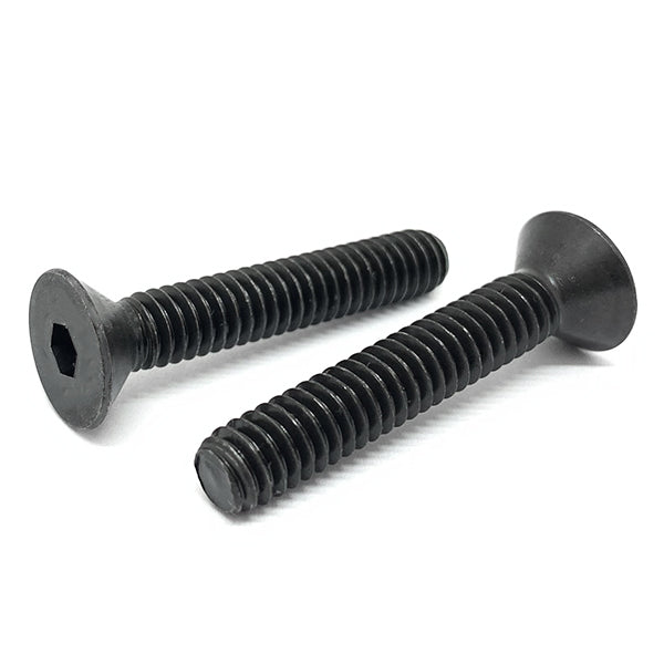 M10-1.5x45 Class 12.9 Alloy Flat Socket Head Cap Screws Black Oxide