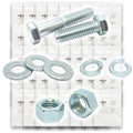 3/8"-24 Fine Grade 5 Hex Cap Screws, Nuts, & Washers - 754 PCS