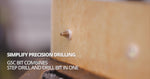 9/32" Stepped Point Cobalt Drill Bit with 3-Flat Shank