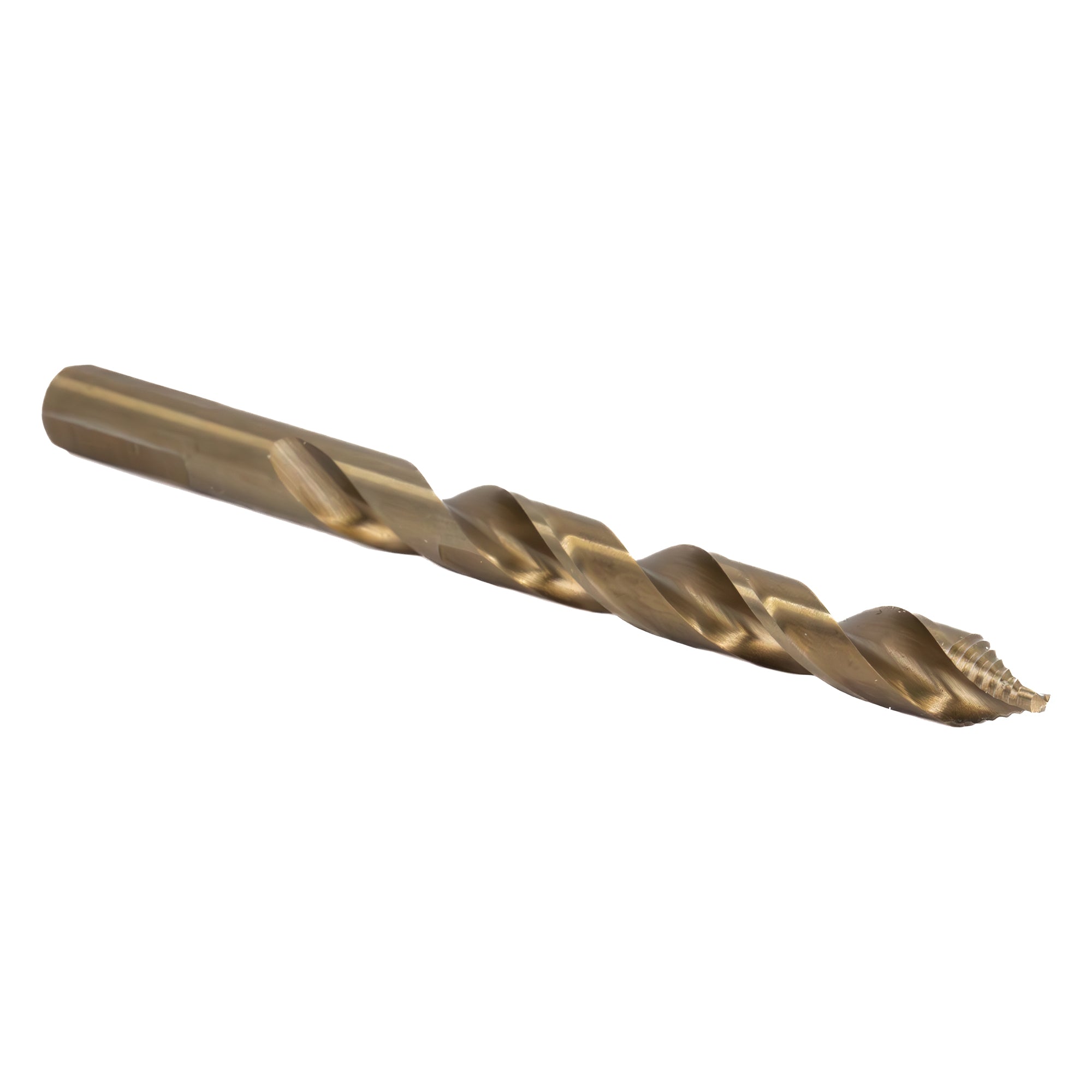 13/32" Stepped Point Cobalt Drill Bit with 3-Flat Shank