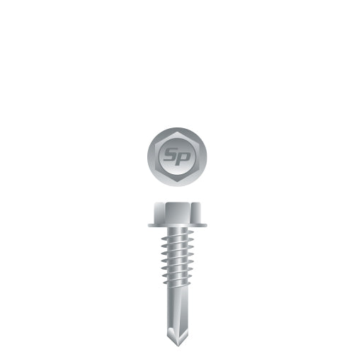 #12 Strong-Point Hex Washer Head 12-24 x 7/8, Strong-Shield