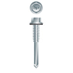#12 Strong-Point Hex Washer Head w/Washer 12-24 x 1-1/2, Zinc