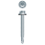 #12 Strong-Point Hex Washer Head w/Washer 12-14 x 3/4, Zinc