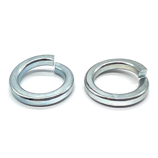 M5 Class 12 High Collar Split Lock Washer Zinc Clear