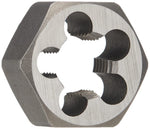 12 Piece Carbon Steel NPT Pipe Tap and Die Set (1/8" 1/4" 3/8" 1/2" 3/4" and 1" in Wooden Case)
