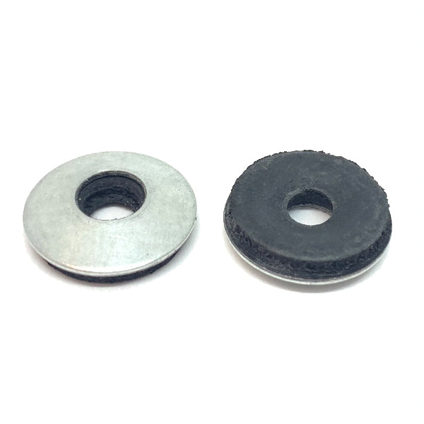 #8x1-1/4" Hex Washer Head #2 Point w/ Sealing Washer Drilling Sheet Metal Screws Zinc