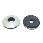 #12x1" Hex Washer Head #3 Point w/ Sealing Washer Drilling Sheet Metal Screws Zinc