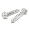 #6-18x1/2" 18-8 Stainless Steel Hex Washer Head Type A Self Tapping Screws