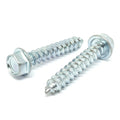 #12x1" Hex Washer Head Type AB Self Tapping Sheet Metal Screws Zinc