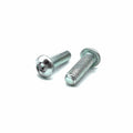 M6-1.0x12 Round Button Head Socket Screw Off Road Moto Hardware Zinc