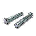 M8-1.25x40 Hex Cap Full Thread Chain Adjuster Bolts Zinc