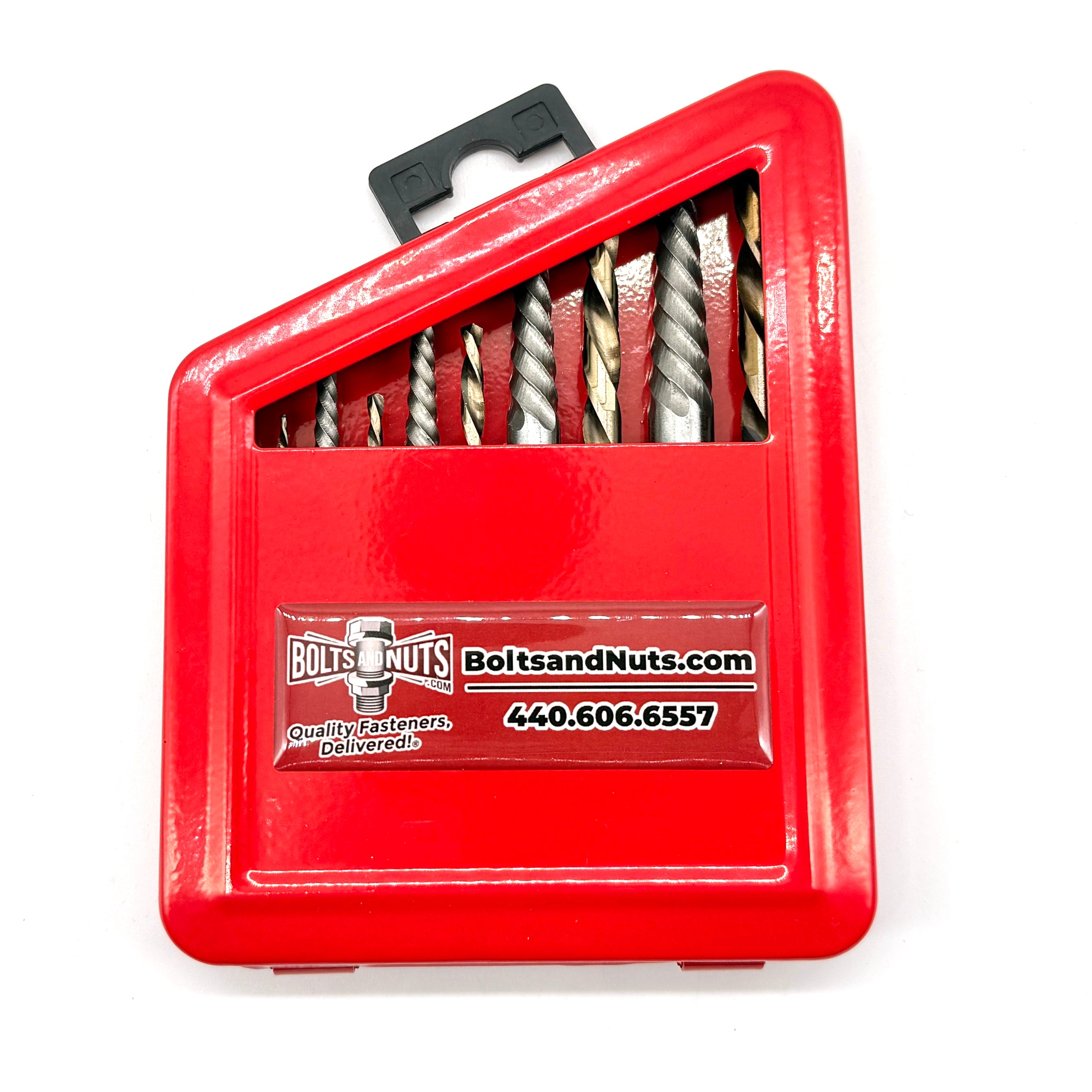 BoltsandNuts.com Bolt and Screw Extractor Set - Easily Remove Broken or Stripped Screws