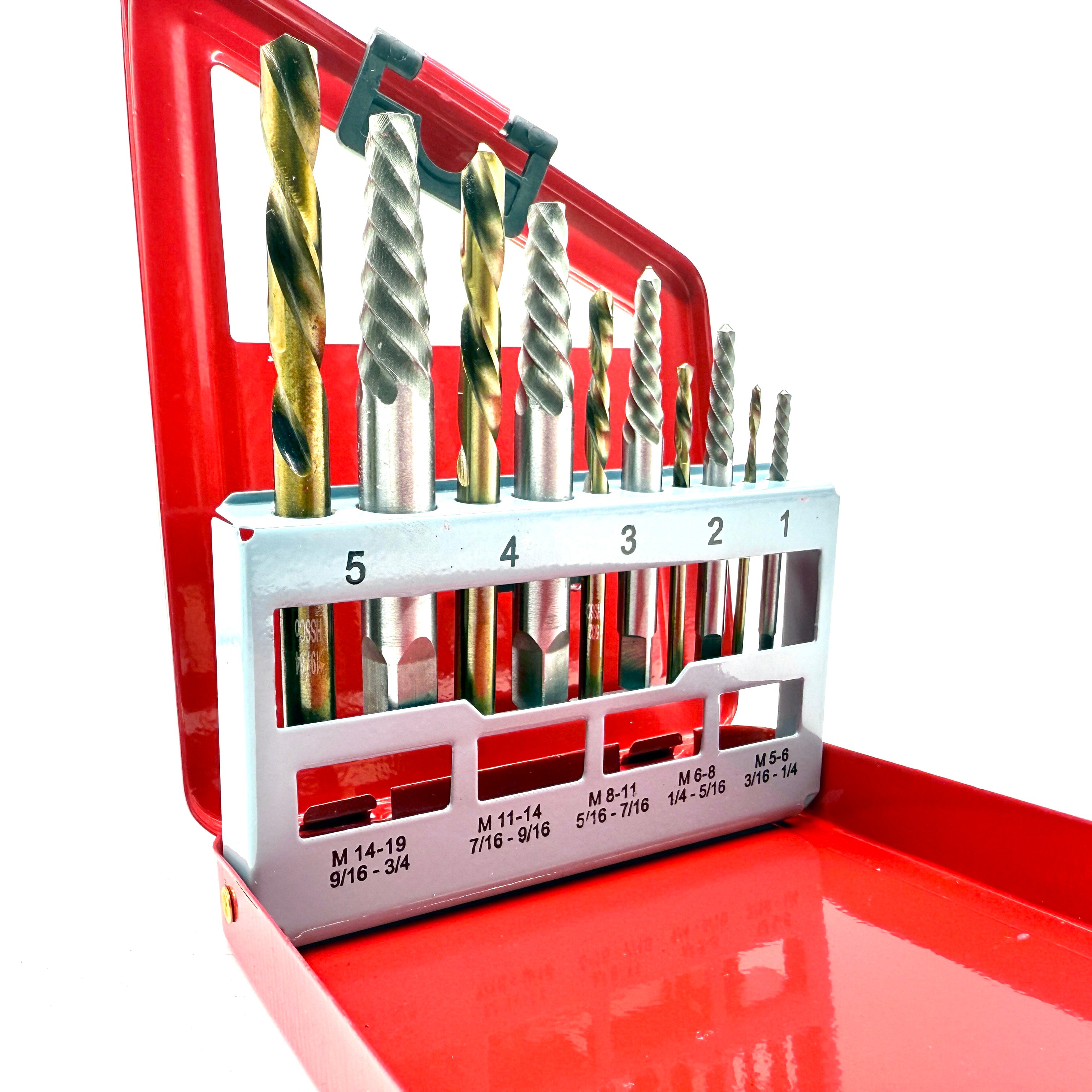 BoltsandNuts.com Bolt and Screw Extractor Set - Easily Remove Broken or Stripped Screws