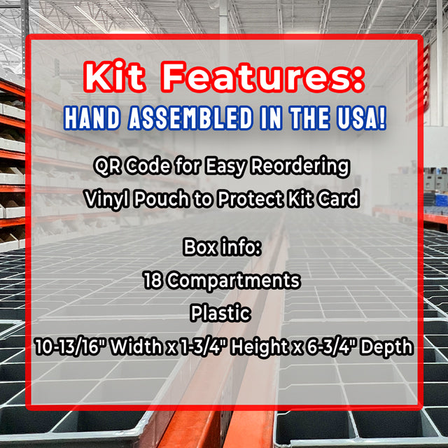 2 Kits: Inch & Metric Hex Nuts, Washers, Split Lock Washers 702 PCS