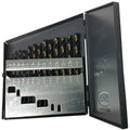 13 Piece HSS Black & Gold KFD Split Point Jobber Length Drill Bit Set, 1/16" - 1/4"