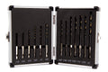 13 Piece Quick Change Hex Shank Drill Bit Set 1/16" - 1/4" Plastic Case