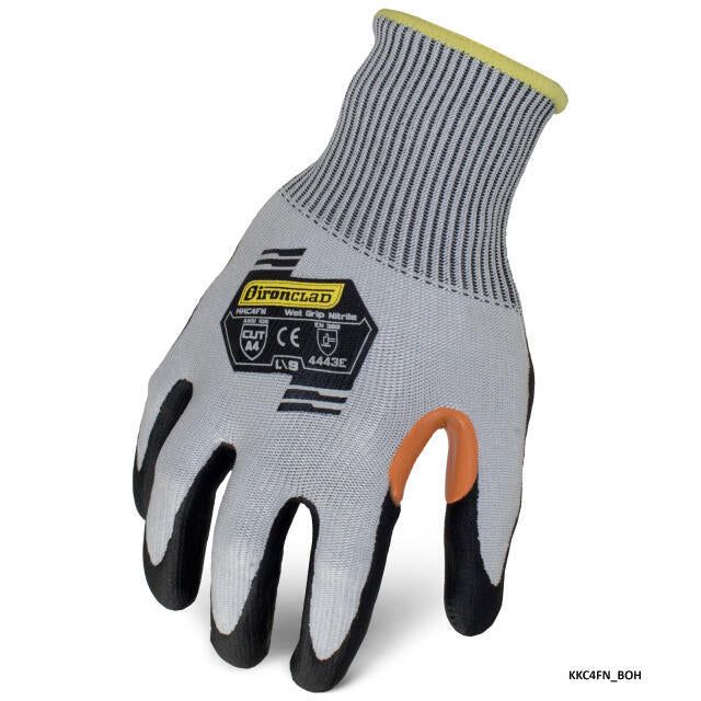 Ironclad Knit A4 Cut Rating Foam Nitrile Touch Screen Gloves