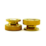 #10-32 Brass Knurled Thumb Nut