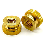 #4-40 Brass Knurled Thumb Nut