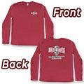 Red BoltsandNuts.com Logo Long Sleeve Tee