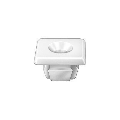 1/4" (#14) Yellow Nylon Square Nut Insert