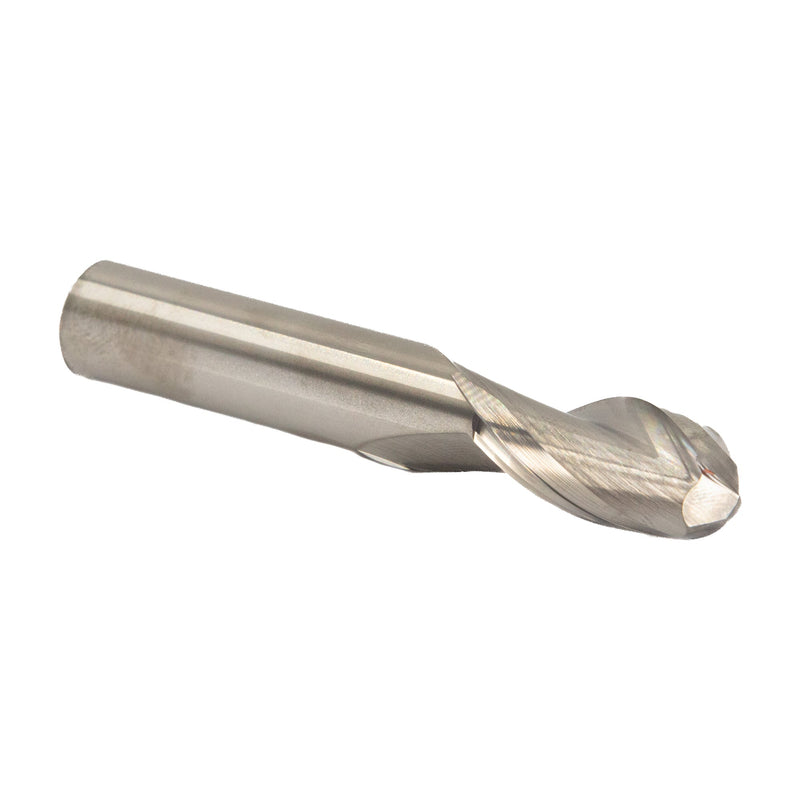 1/32" Carbide 2 Flute Single End Ball End Mill