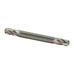 7/64" Carbide 4 Flute Double End Stub Ball End Mill