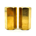 7/16"-14 X 1-1/4" Brass Coupling Nut