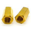 3/8"-16 X 1-1/8" Brass Coupling Nut