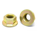 M6-1.0 Class 8 Hex Flange Nuts Zinc Yellow