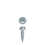 #8 Strong-Point Hex Washer Head 8-32 x 1/2, Fine, Zinc