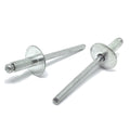 3/16" Dia 3/16"-1/4" (64)  Grip - Oversized Head Blind Rivets Aluminum/Aluminum Mandrel