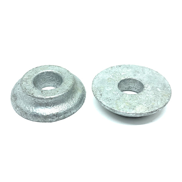 7/8" Ogee Washers Class 30 Gray Iron Galvanized