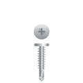 #10 Strong-Point Pancake Head 10-16 x 1, PH, Strong-Shield