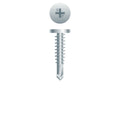#10 Strong-Point Pancake Head 10-16 x 1-1/2, PH, Zinc