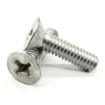 #6-32x3/16" Aluminum Phillips Flat Head Machine Screw