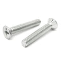 M6-1.0x30 Stainless Steel A2 Phillips Flat Head Machine Screws