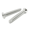 #6-32x3/8" 410 Stainless Steel Phillips Flat Head Type F Thread Cutting Screws