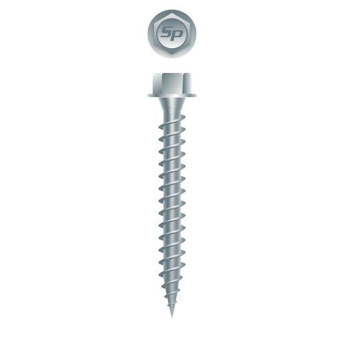 #9 Hi-Strong-Point Hex Washer Head 9-15 x 2, Type 'S', Strong-Shield