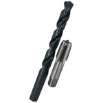 1/4" Carbon Steel NPT Pipe Tap and 7/16" HSS Drill Bit Kit